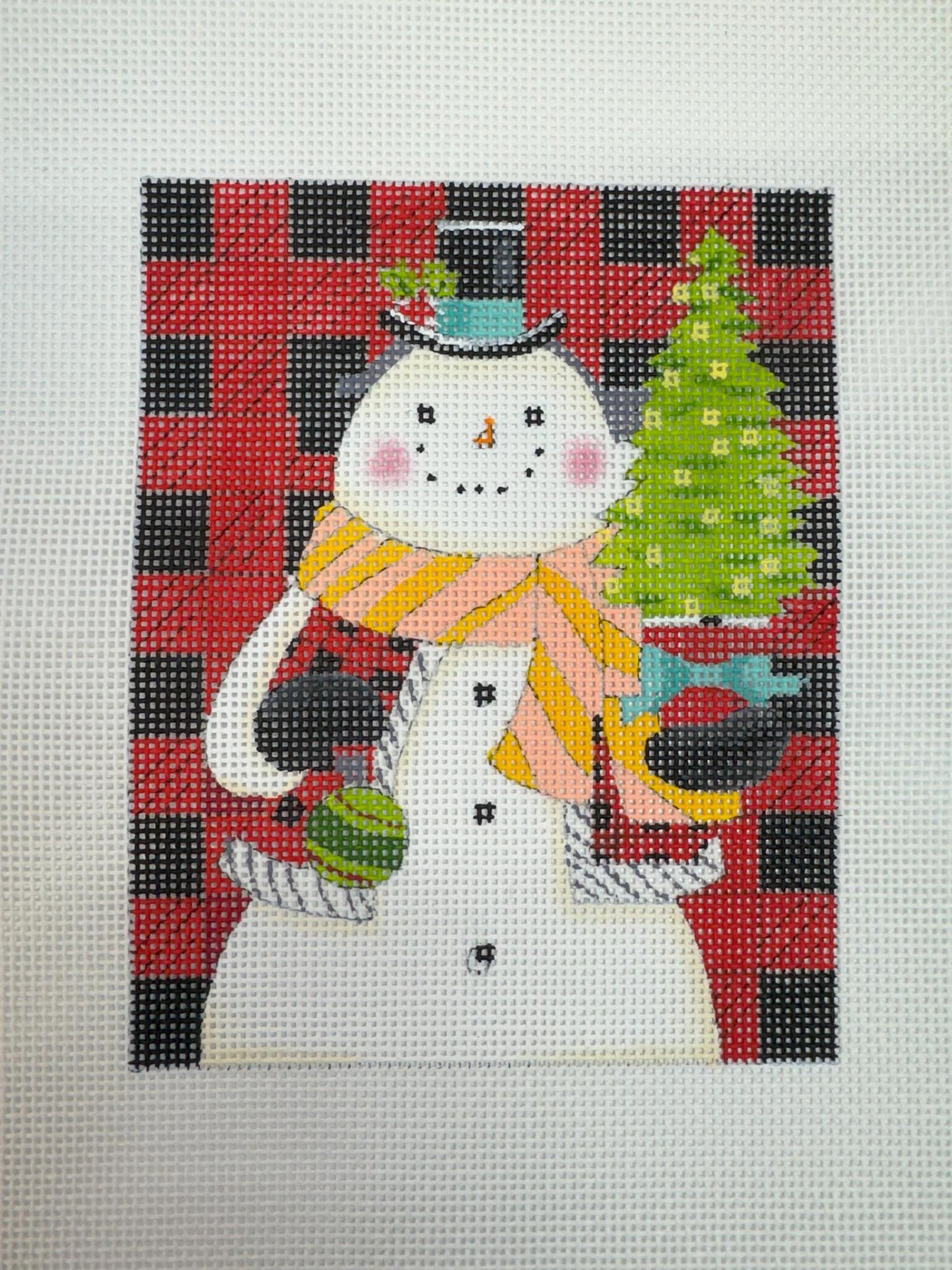 Plaid Snowman (by Love You More) GA-X18