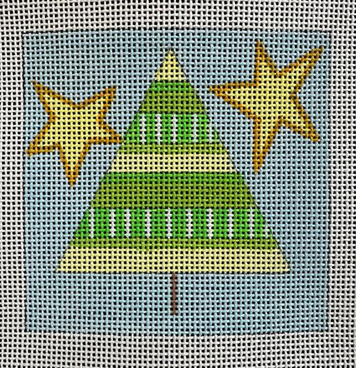 Tree with Stars (by Ditto! Needlepoint) 260