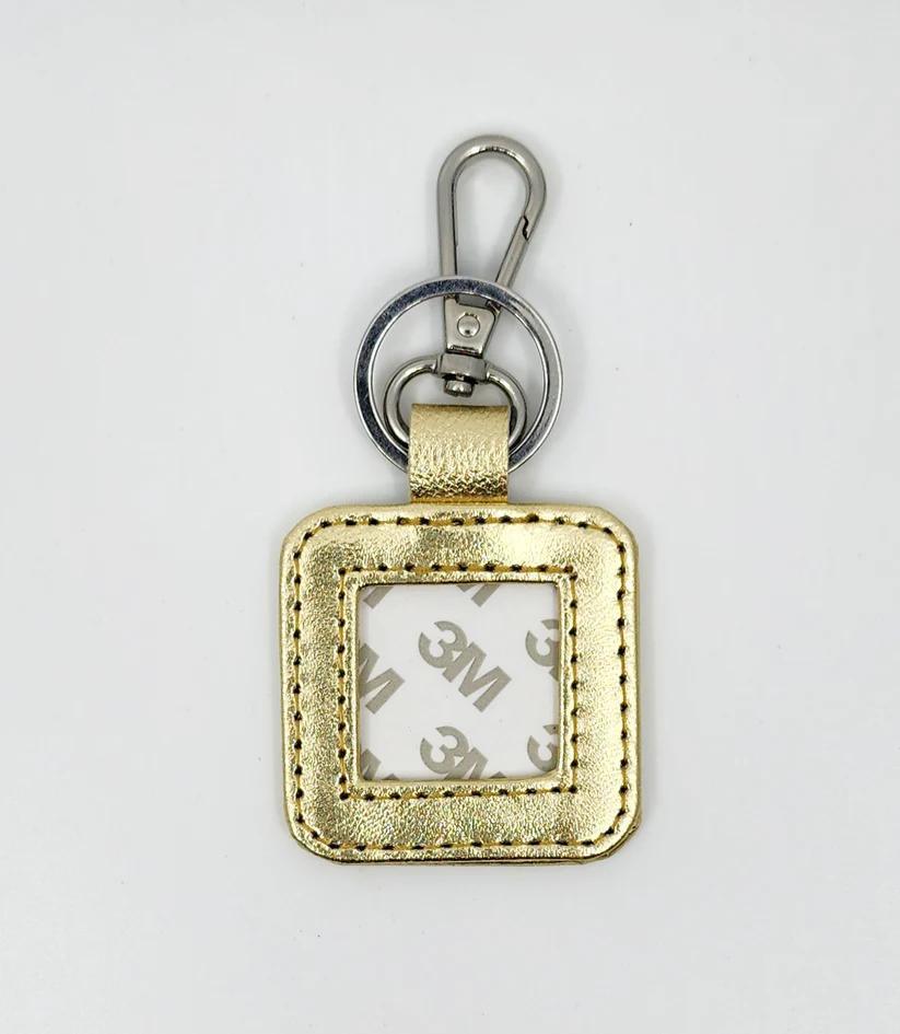 Leather Self-Finishing Key Fob