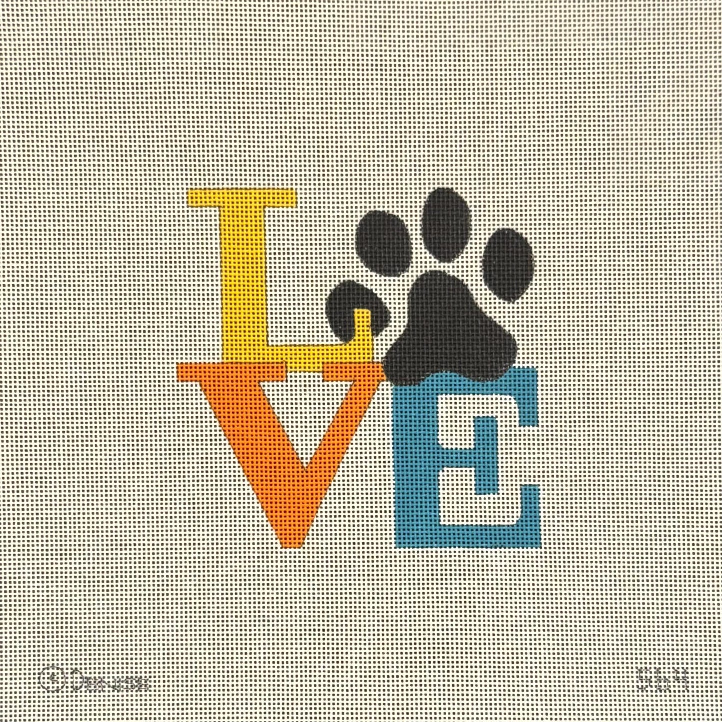 Love w/ Paw Print (by Denise DeRusha)