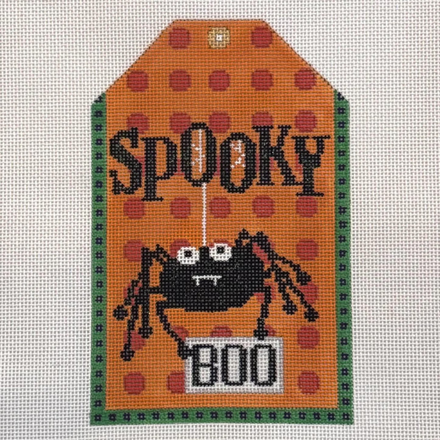 Spooky Boo Large Tag (by The Meredith Collection) H-9-E