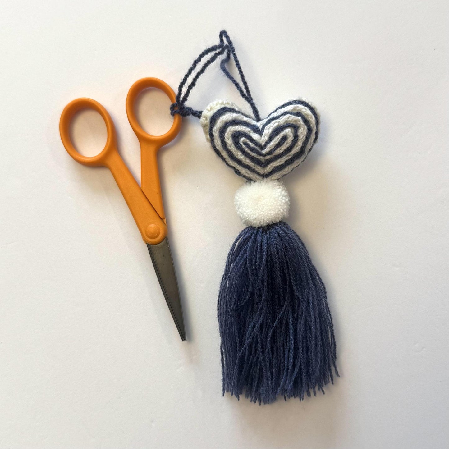 Heart Pom Tassel