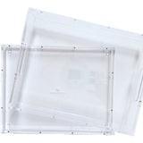 8.5" x 11" Rectangle Acrylic Tray