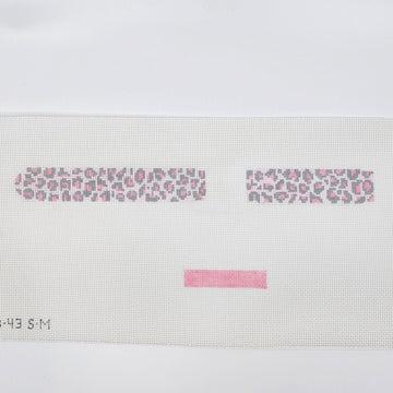Pink Leopard Watch Band (by Blue Waters Needlepoint) BW126