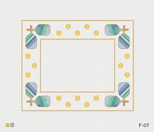 Pickleball Frame - Gold (by Lauren Bloch) F-07