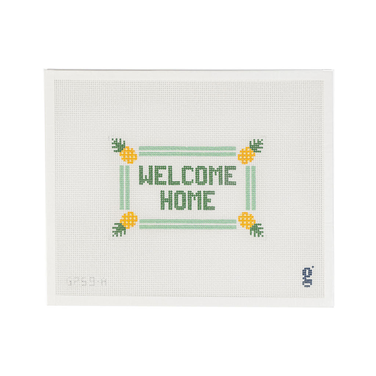Welcome Home Green (by Goodpoint Needlepoint) GP59A