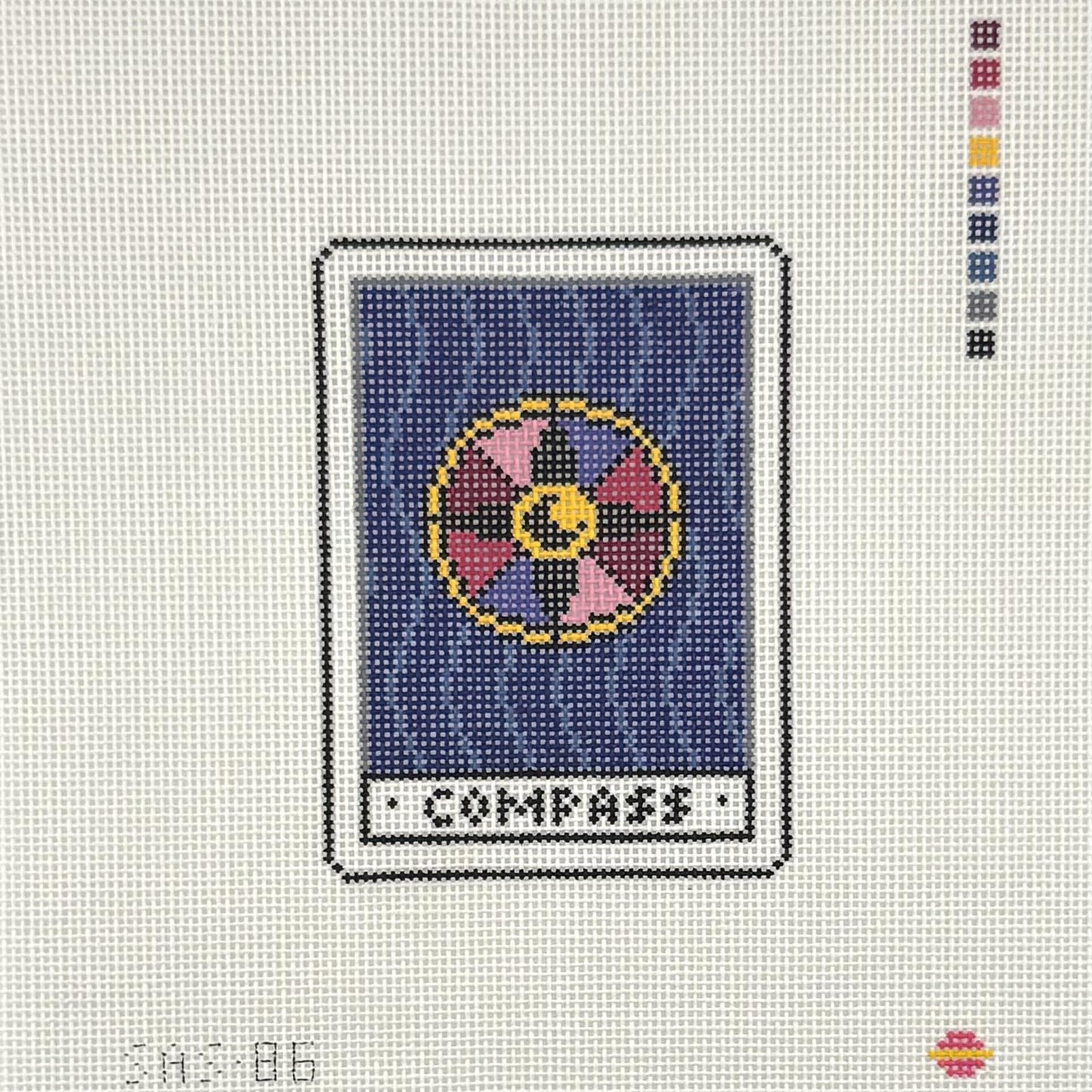 The Compass Tarot Card (by Saturnalia Stitching)