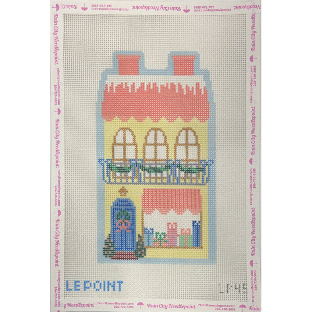 Christmas Village Yellow Shop (by Le Point Studio)