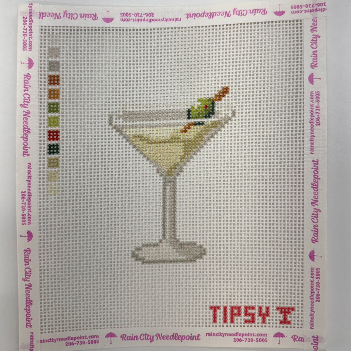 Dirty Martini (by Threaded & Tipsy)