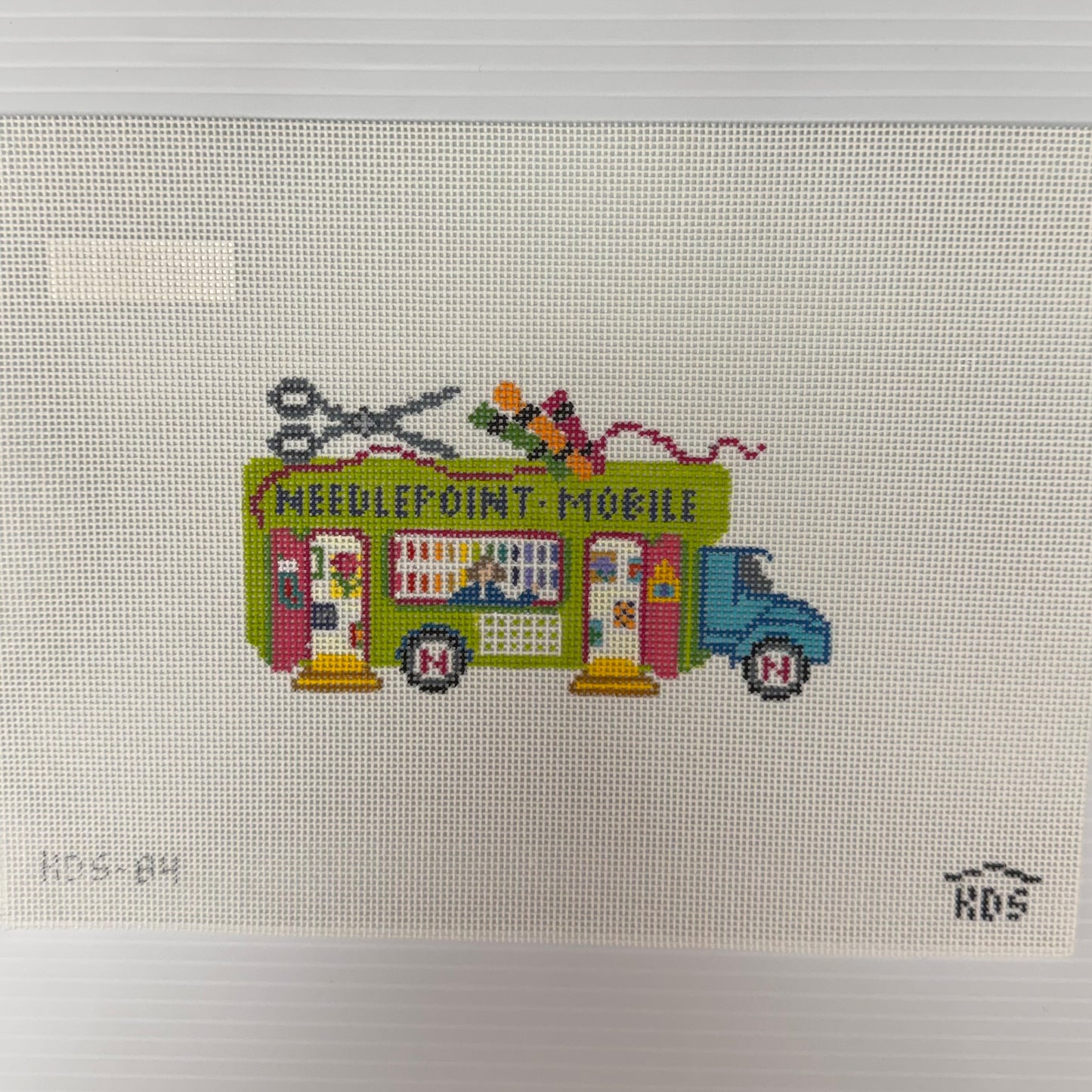 Needlepoint Mobile (by The Gingham Stitchery)