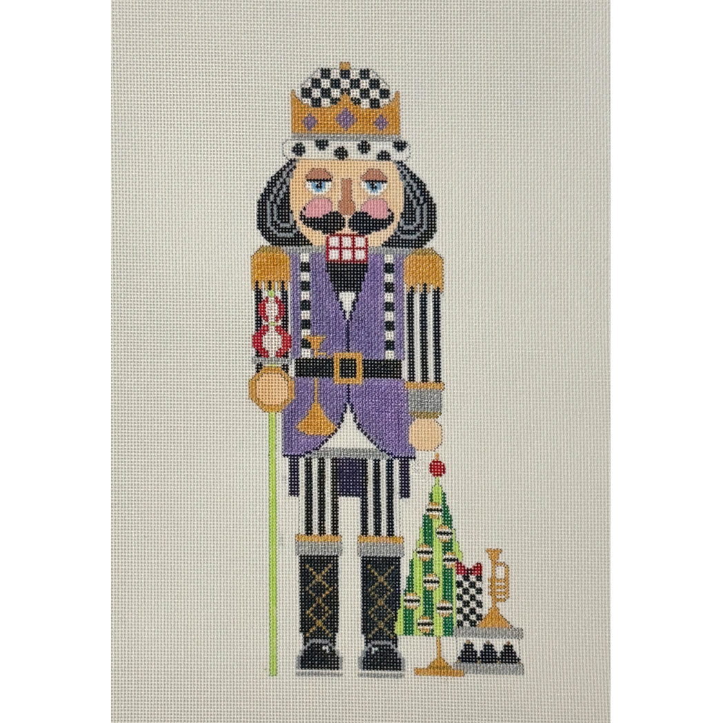 Nutcracker - Music Black/White/Purple (by The Meredith Collection)