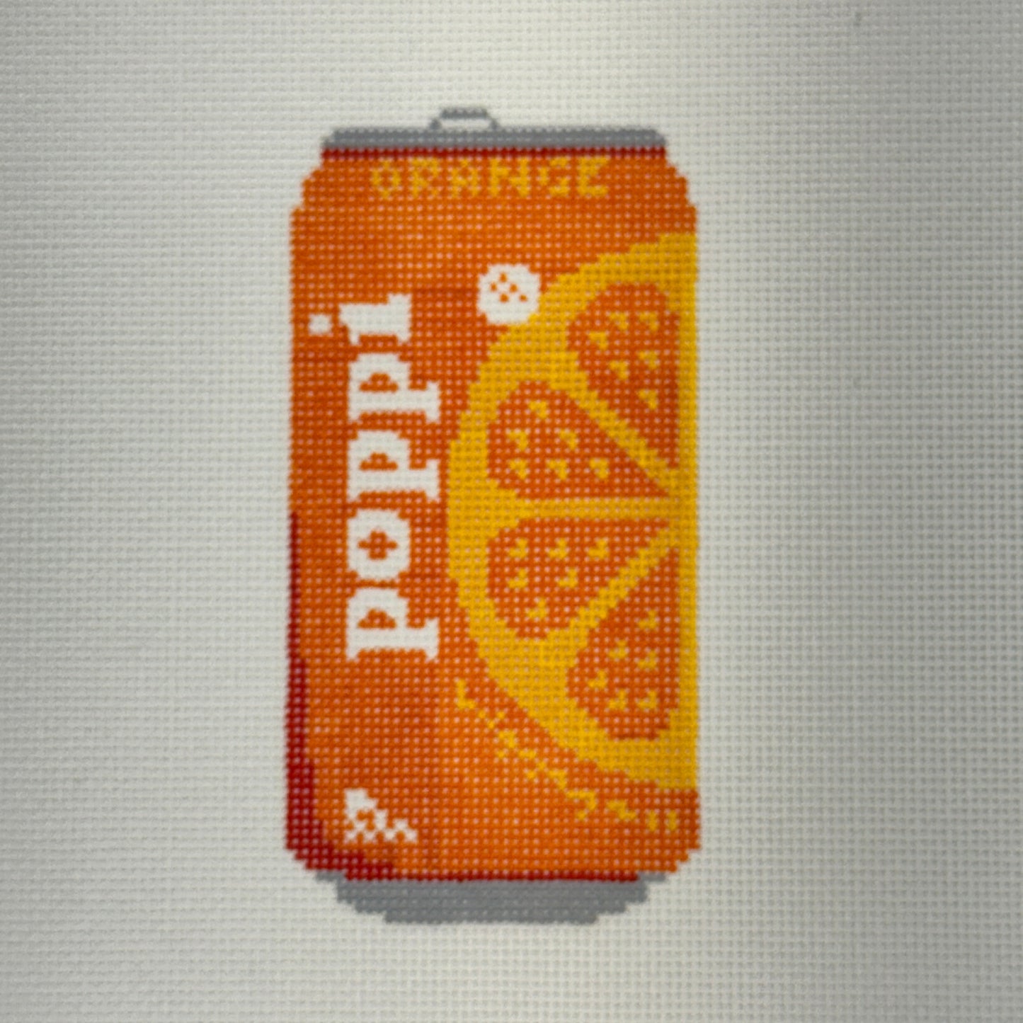Orange Poppi (by Pinpoint Needlepoint)