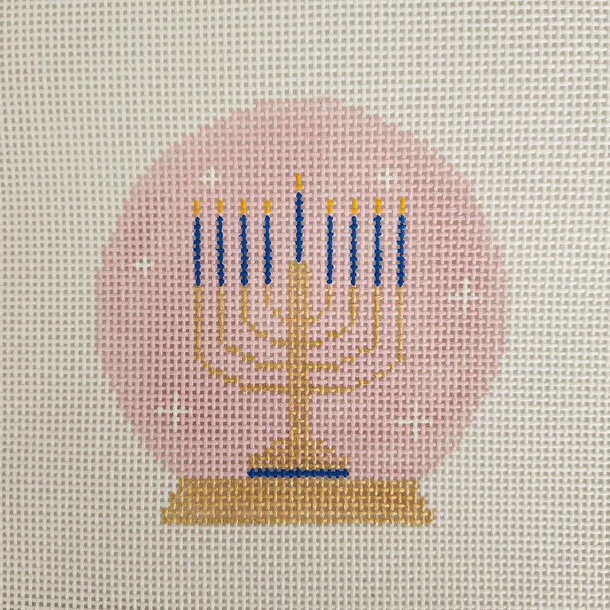 Snow Globe-Menorah (2 available)