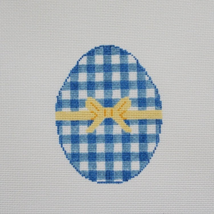 Gingham Eggs-Blue (2 available)