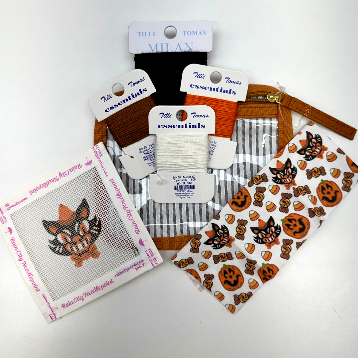 Bag Charm Kit - Halloween Kitty (by Tilli Tomas)