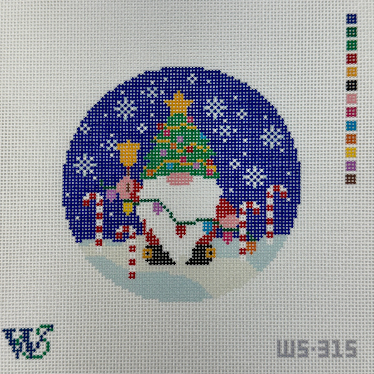 Christmas Gnome Round (by Wipstitch)