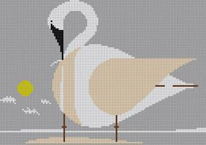 Trumpeter Swan (by The Meredith Collection) - HC-T187