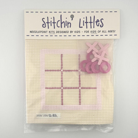 Tic Tac Toe - Tickled Pink (by Stitchin' Littles)