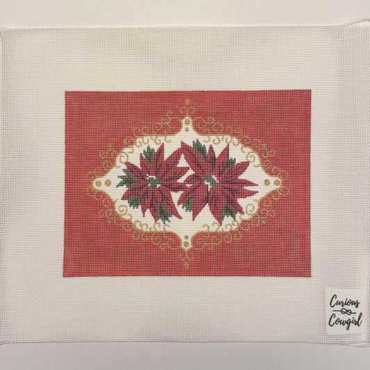 Red Poinsettia Medallion