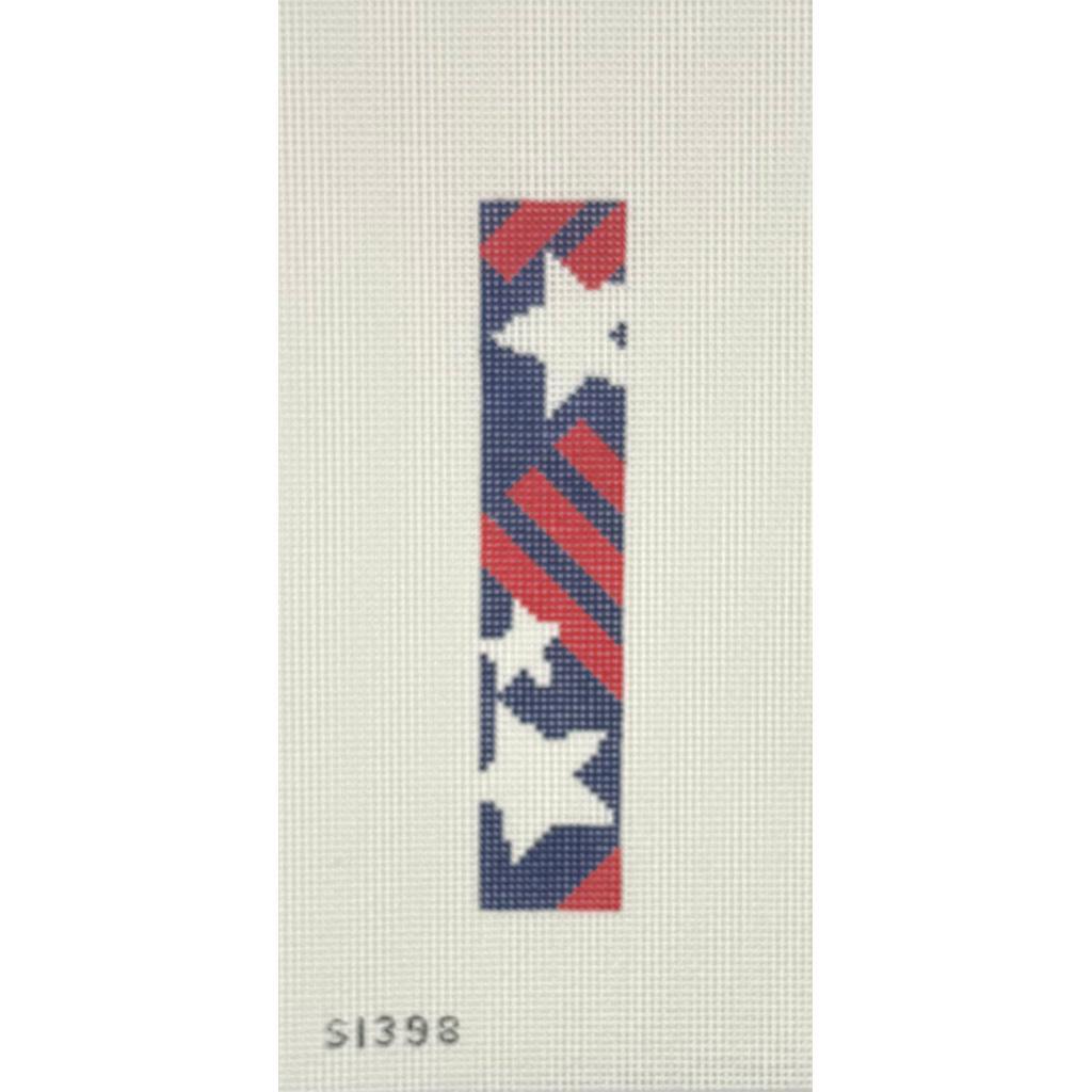Red, White and Blue w/ Stars Fob/Bookmark (by KCN)