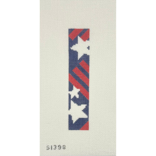 Red, White and Blue w/ Stars Fob/Bookmark (by KCN)