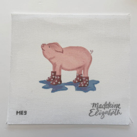 Pig in Rain Boots