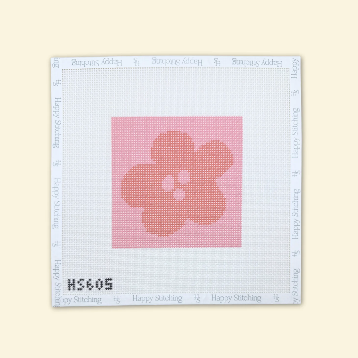 Petal Pop Coaster Needlepoint Kit (by Happy Stitching / KCN)