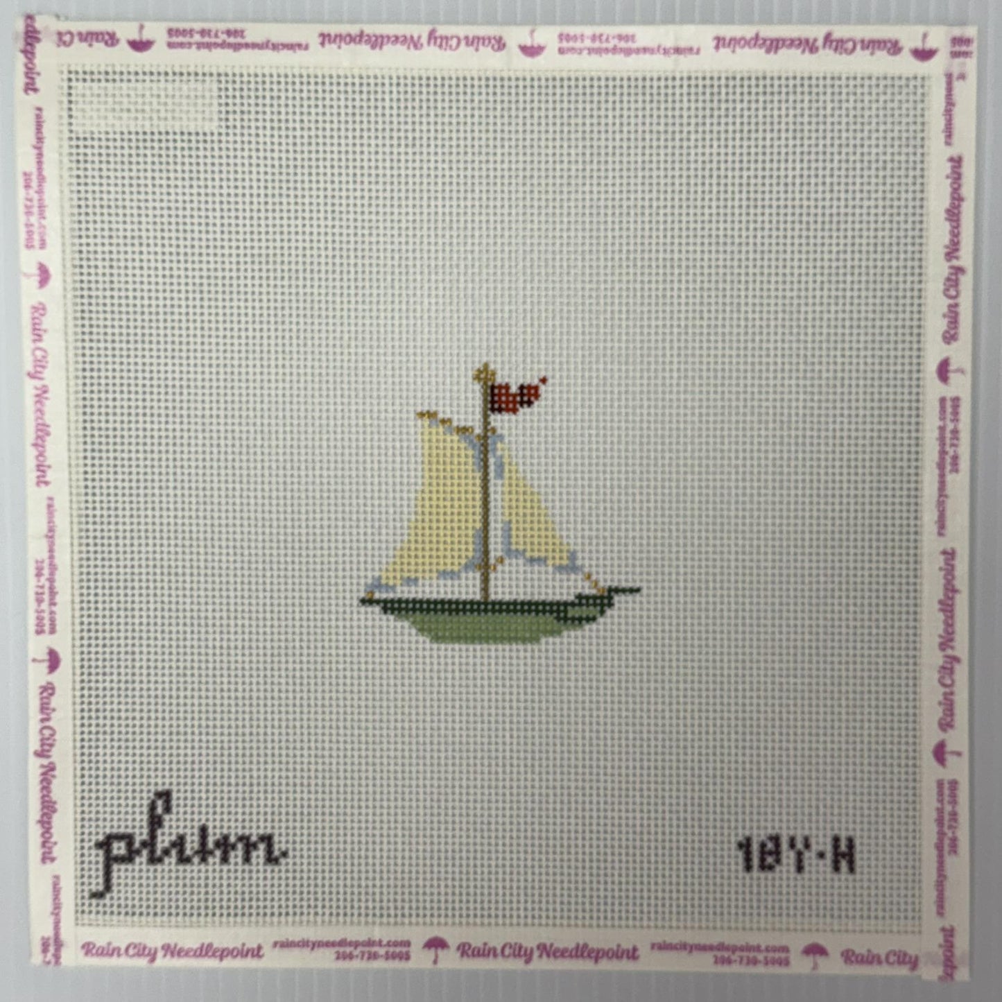 Victorian Christmas - Sailboat (by The Plum Stitchery) - 18Y-H