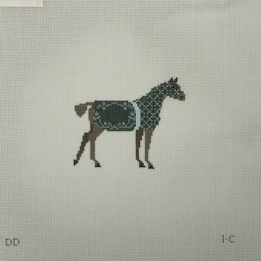 Horse Collection - Green (by The Plum Stitchery) DD-1C