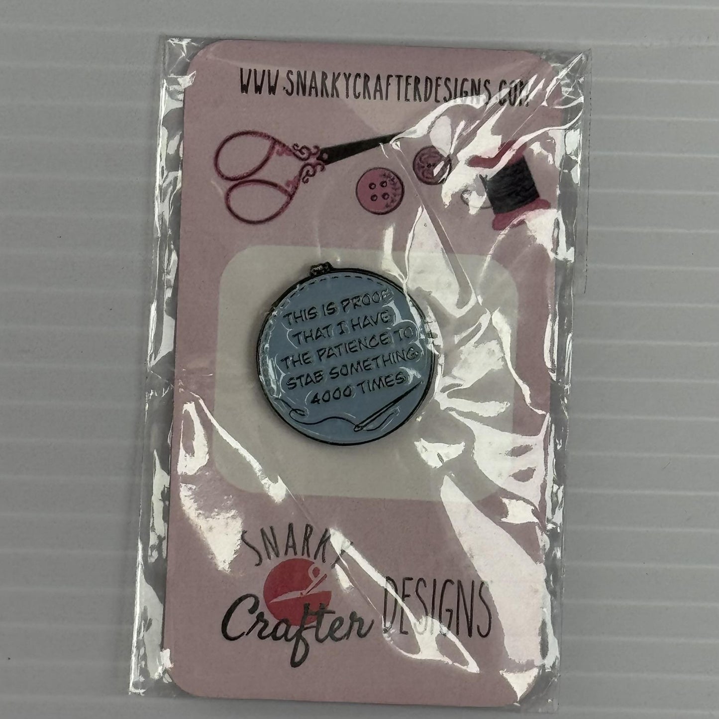 Proof of Patience to Stab 4,000x needle minder