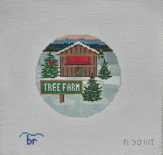Tree Farm - Winter (by Blue Ridge Stitchery) - R30-wi