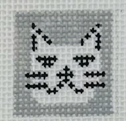 Black Kitty (by Blue Waters Needlepoint) BW552-274