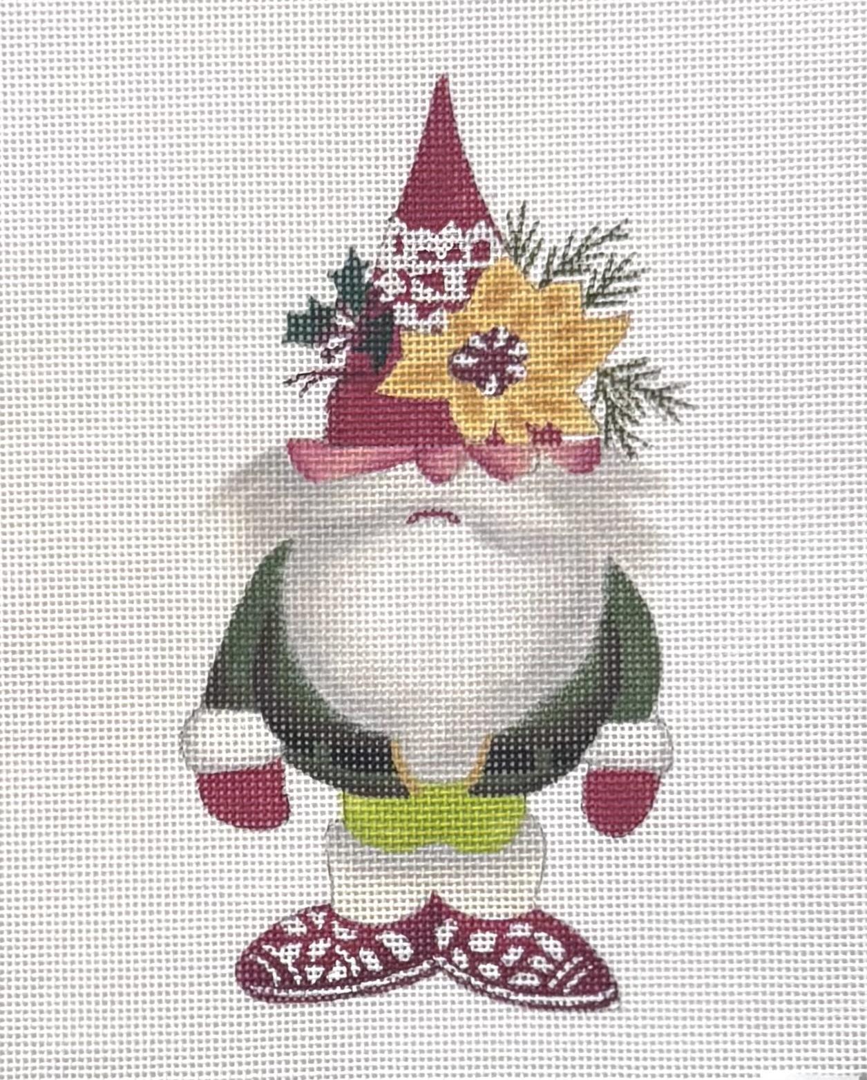 Gnome w/ Poinsettia (By Love You More) GA-X11