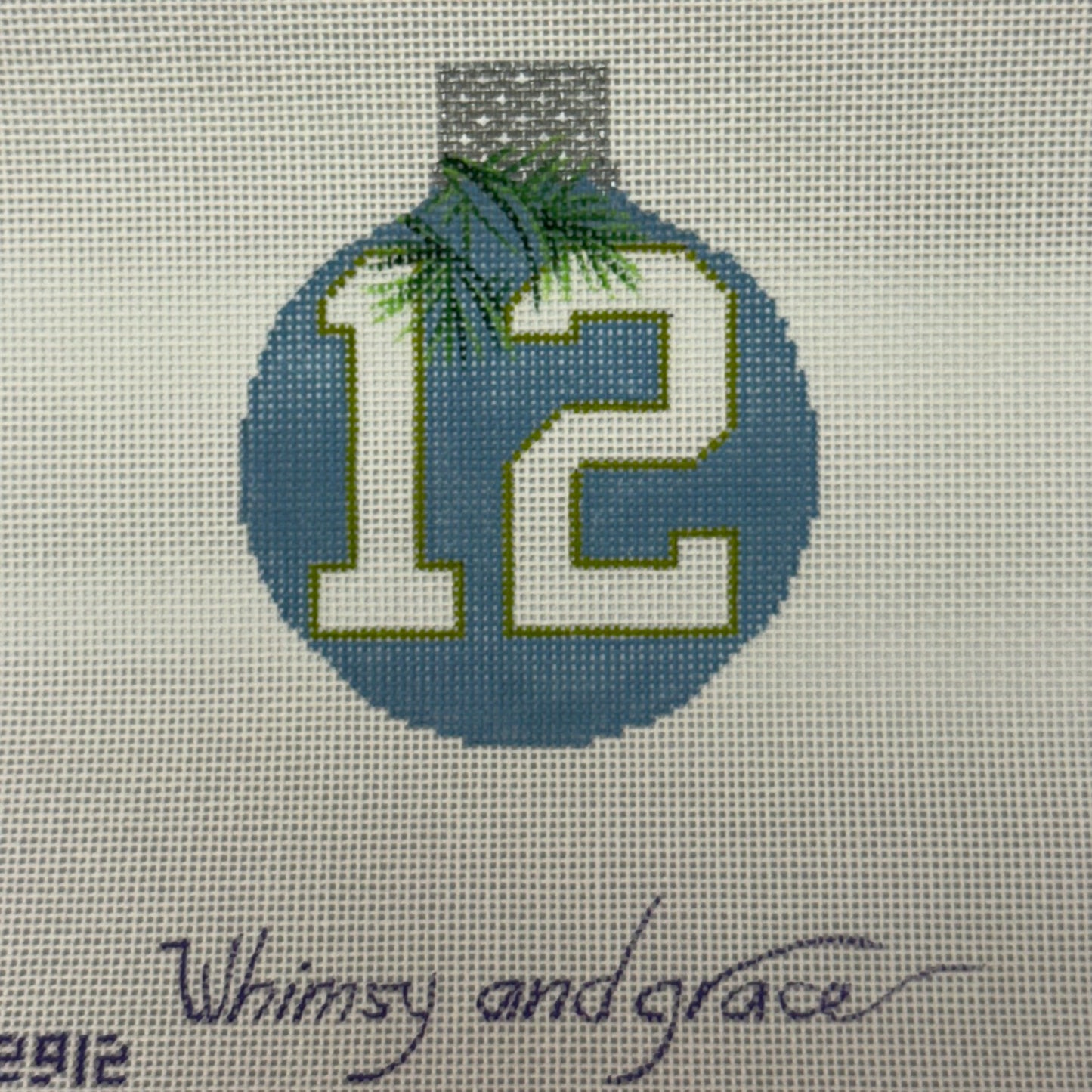 12th Man Reflection Ornament (by Whimsy and Grace)