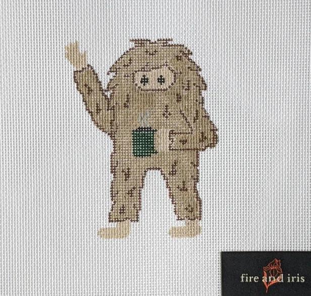 Sasquatch with Camping Mug (by Fire and Iris)
