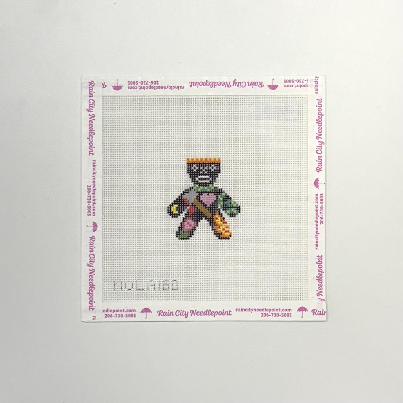 Voodoo Doll Bag Charm (by Needle Nola)