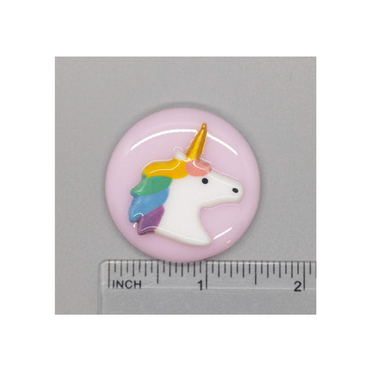 Unicorn (Fused Glass) needle minder