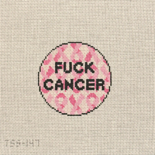 Fuck Cancer (by Vallerie Needlepoint Gallery)