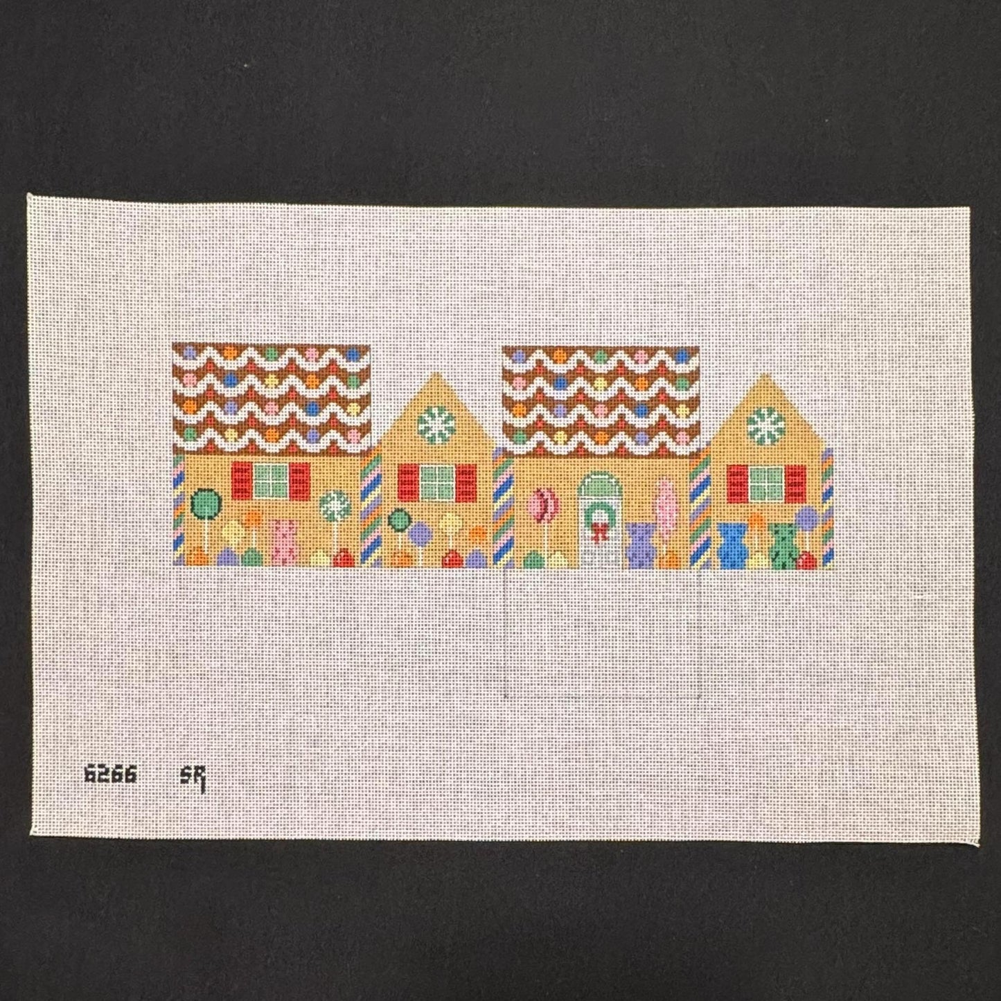 Rainbow Candy and Gummy Bears, 3D Gingerbread House (by Susan Roberts)