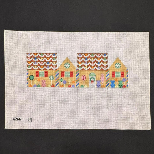 Rainbow Candy and Gummy Bears, 3D Gingerbread House (by Susan Roberts)