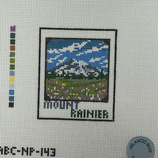 Mt Rainier Polaroid (by Atlantic Blue Canvas)
