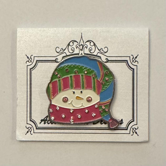Snowman in Stocking Hat needle minder
