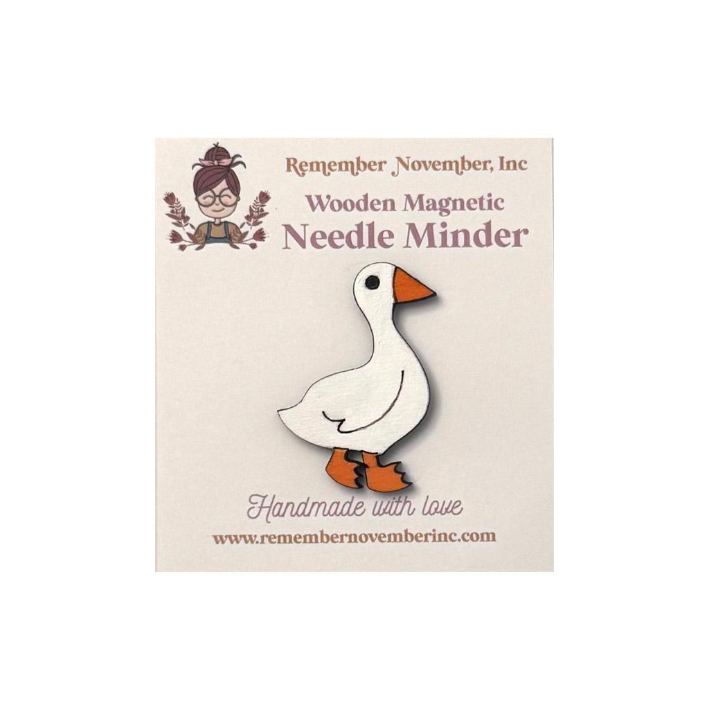 Wooden Goose needle minder