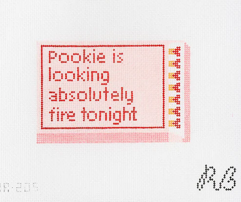 Pookie is Looking Fire Matchbook (by Rachel Barri)