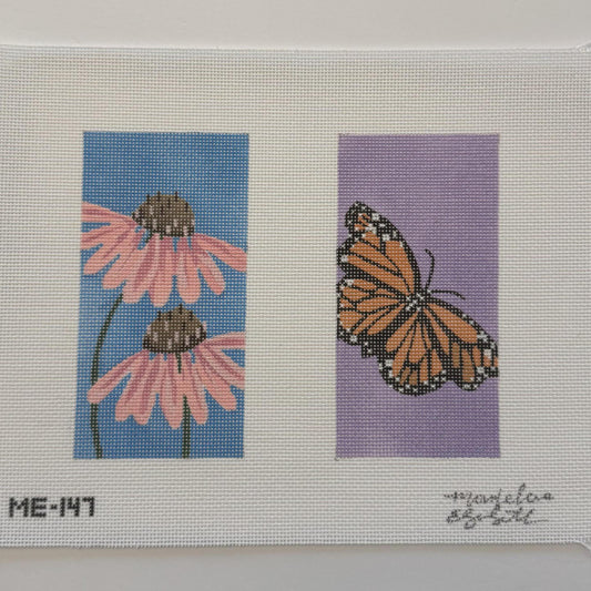 Coneflowers & Butterfly Eyeglass Case