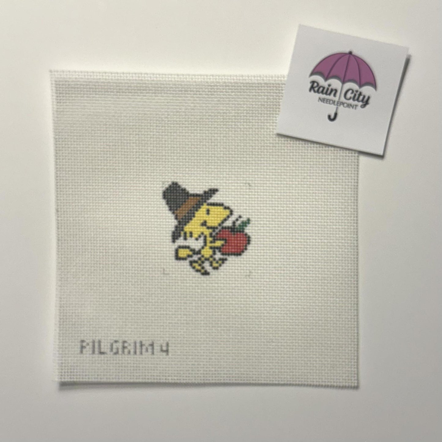 PEANUTS Thanksgiving - Woodstock Pilgrim (by Officially Needlepoint)