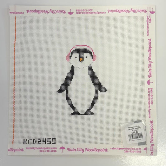 Penguin w/ Pink Earmuffs (by KCN) KCD2459