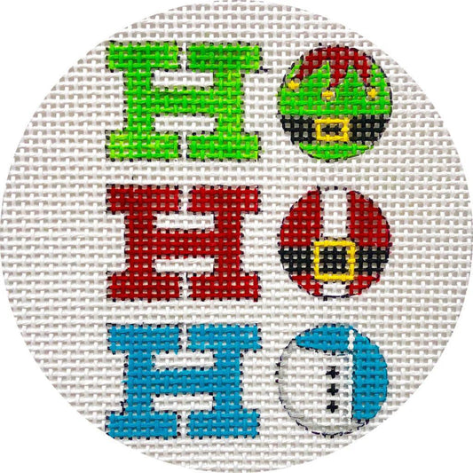 HO HO HO Stacked Round (by Alice Peterson)  X420