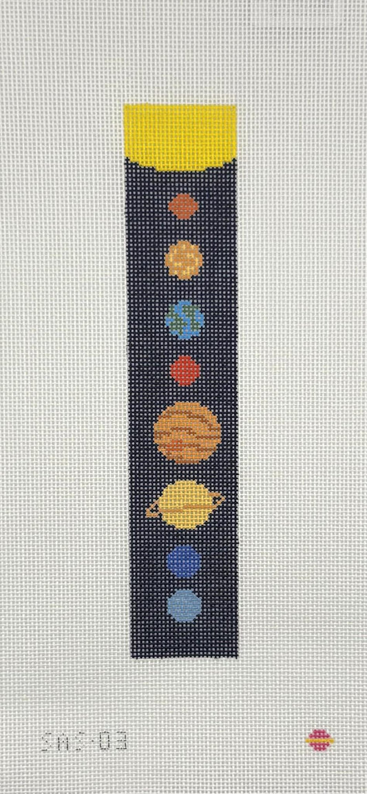 Celestial Bodies Key Fob (by Saturnalia Stitching)