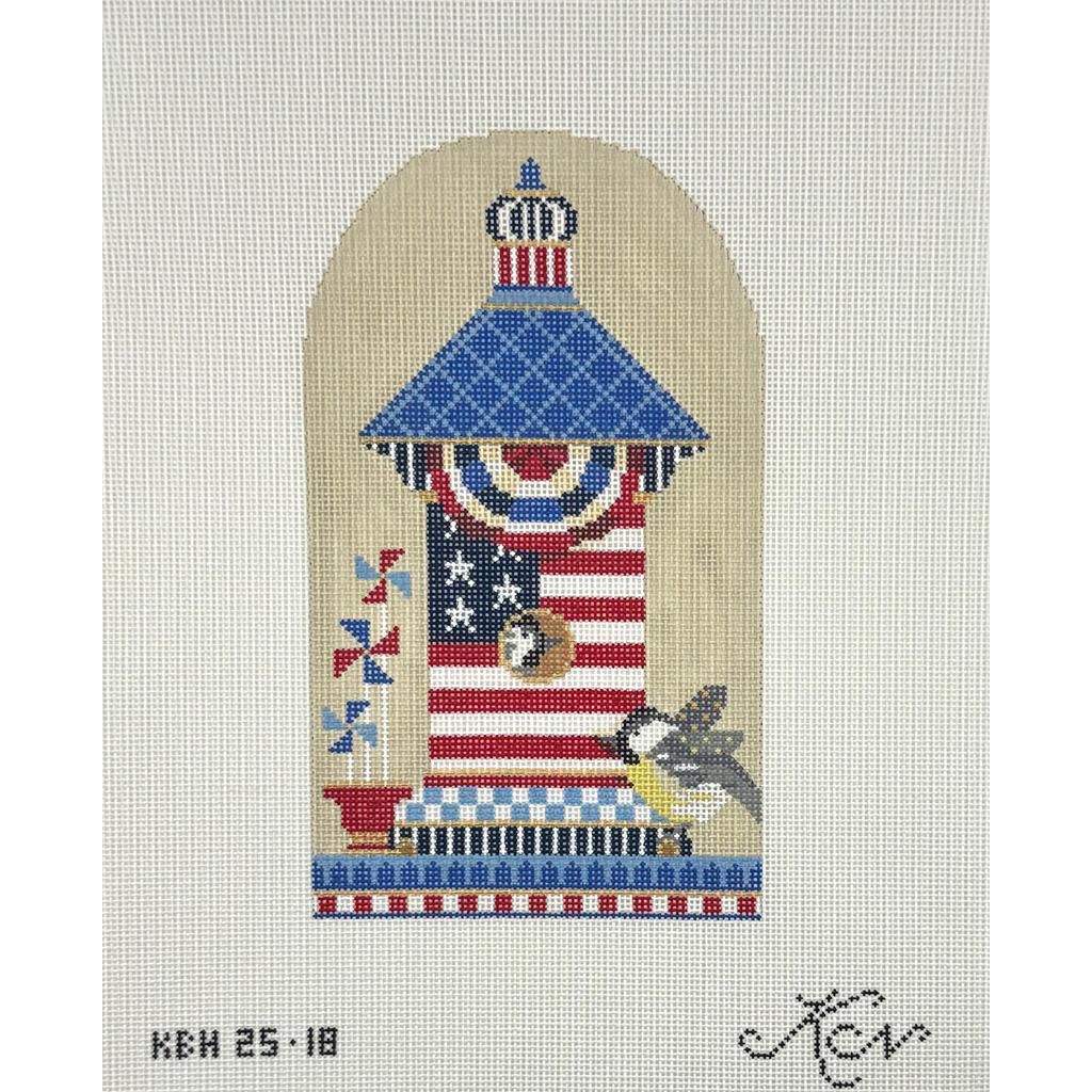 Chickadee Patriotic House (by Kelly Clark)